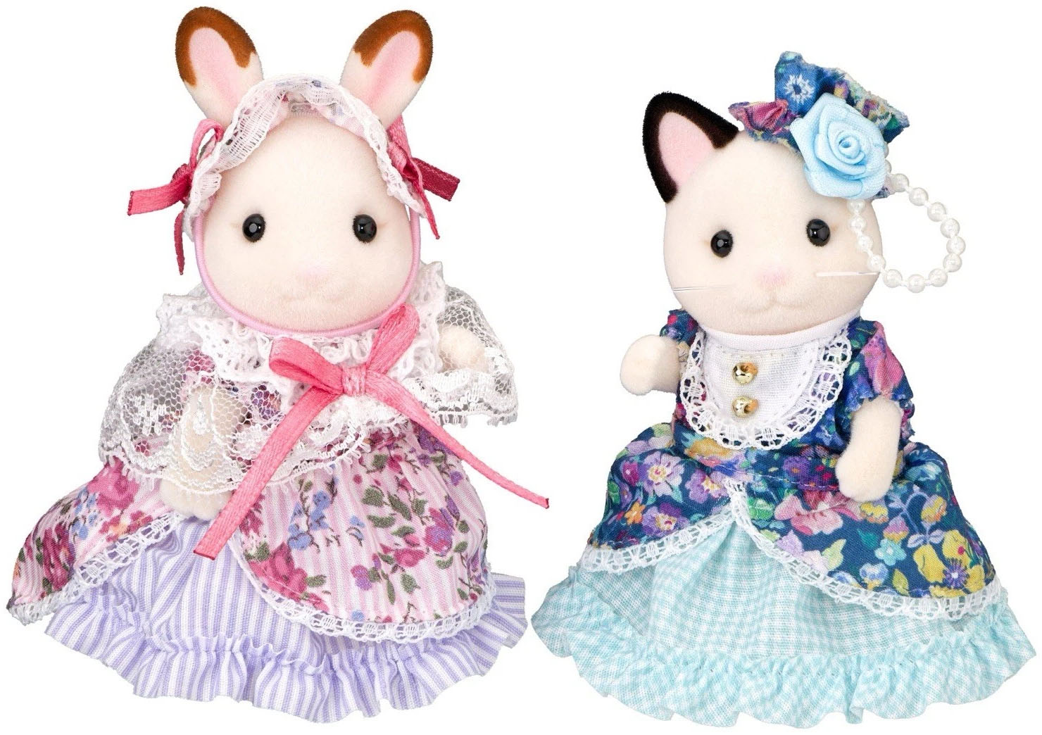 Photo of Flowery Dress Pair - Made with Liberty Fabric